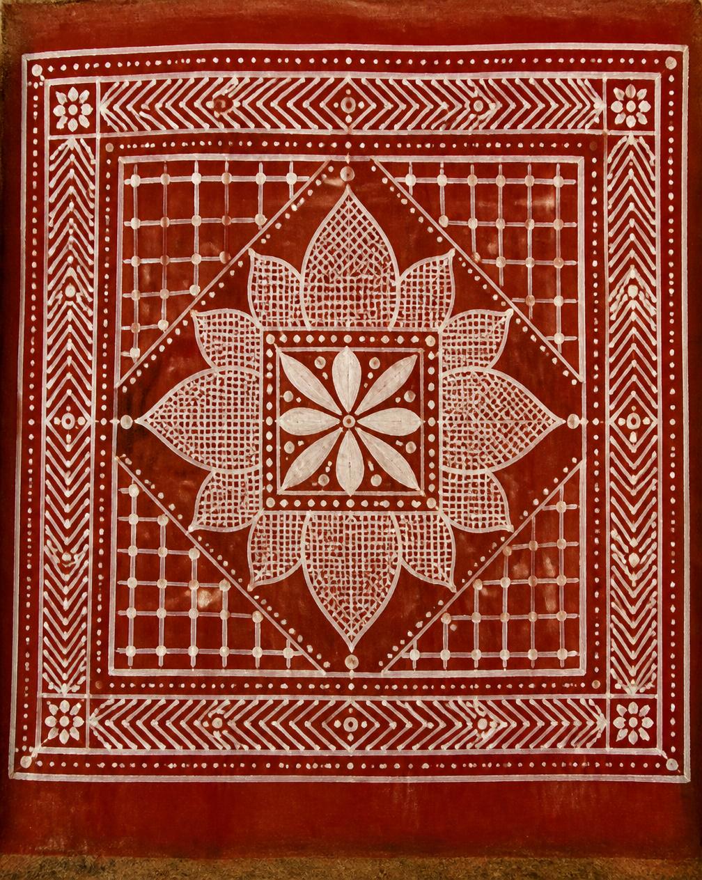 Aipan artwork from Uttarakhand